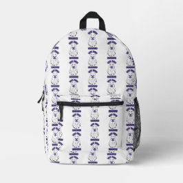 Weitere Bücher Halloween Ghost Lila Bedruckter Rucksack
