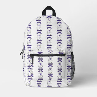 Weitere Bücher Halloween Ghost Lila Bedruckter Rucksack