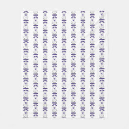 Weitere Bücher Halloween Ghost Lila Fleecedecke