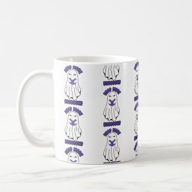 Weitere Bücher Halloween Ghost Lila Kaffeetasse (Links)