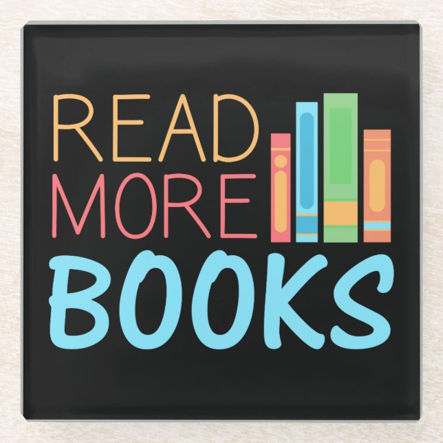 Weitere Bücher lesen Glasuntersetzer (Vorderseite)