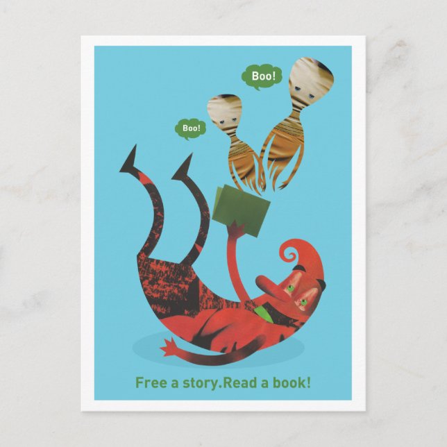 Weitere Bücher lesen Postkarte (Vorderseite)