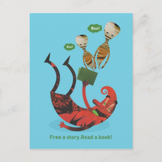 Weitere Bücher lesen Postkarte (Vorderseite)