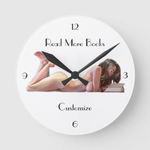 Weitere Bücher lesen Thunder_Cove Runde Wanduhr