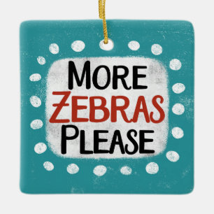 Weitere Zebras-Ornamente Keramikornament