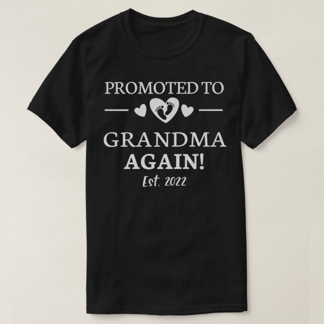 Weiterempfunden für Oma 2022 Oma erneut 2022 T-Shirt (Design vorne)