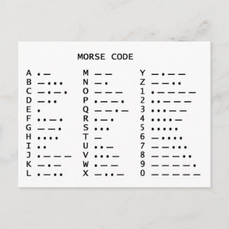 WEITERER CODE POSTKARTE