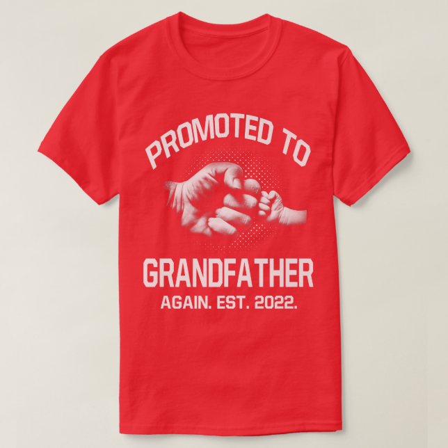 Weitergeleitet an Großvater EST 2022 Weihnachten T-Shirt (Design vorne)