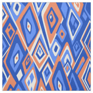 Weites heraus Retro psychedelisches abstraktes Stoff