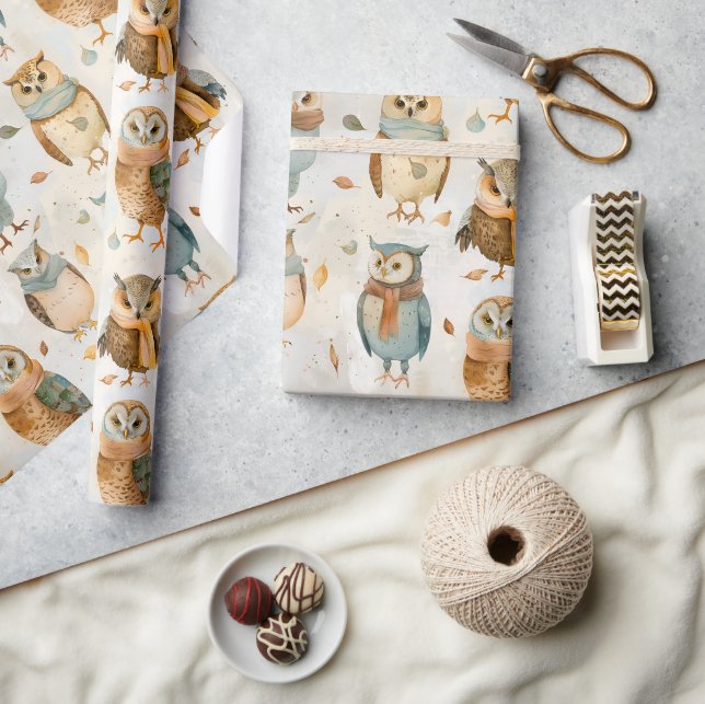 Weitsichtige Weinfeucheln Geschenkpapier (Kunsthandwerk)