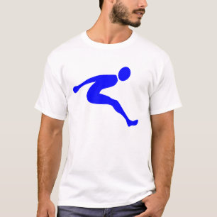 Weitsprung - Blau T-Shirt
