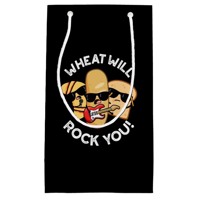Weize rockt euch lustige Nahrungskanone dunkle BG Kleine Geschenktüte (Vorderseite)