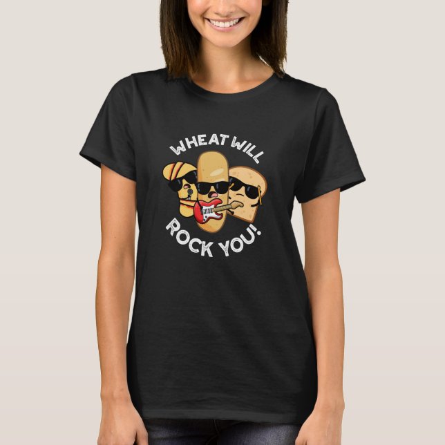 Weize rockt euch lustige Nahrungskanone dunkle BG T-Shirt (Vorderseite)
