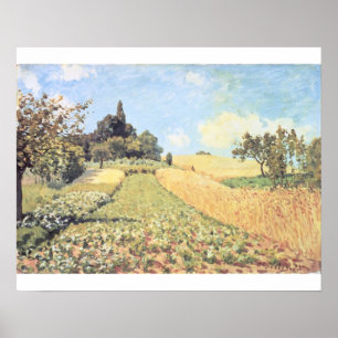 Weizen-Feld Alfred Sisleys   Poster