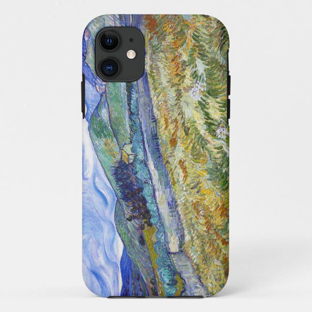 Weizen-Feld mit Bergen im Hintergrund Case-Mate iPhone Hülle (Rückseite)