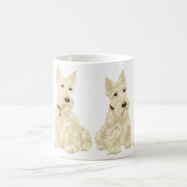 Weizen Scottish Terrier Tasse (Mittel)