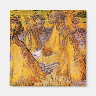 Weizenblätter von Vincent van Gogh Magnet