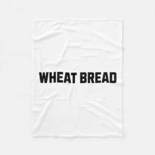 Weizenbrot Funny Costume Halloween Fleecedecke
