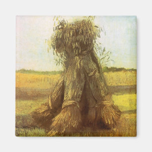 Weizenbündel von Vincent van Gogh Magnet