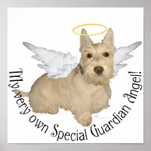 Weizenfarbene Scottish-Terrier-Engel Poster
