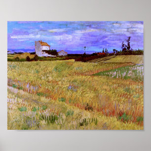 Weizenfeld (F564) Van Gogh Fine Art Poster