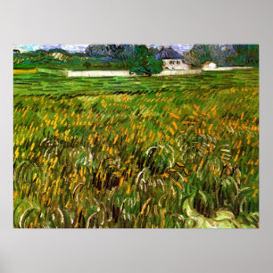 Weizenfeld in Auvers von Vincent van Gogh Poster