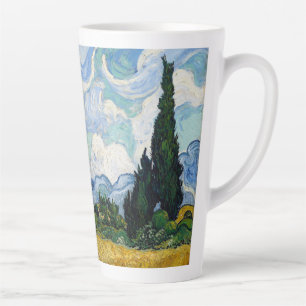 Weizenfeld mit Cypresses-Vincent Van Gogh Milchtasse