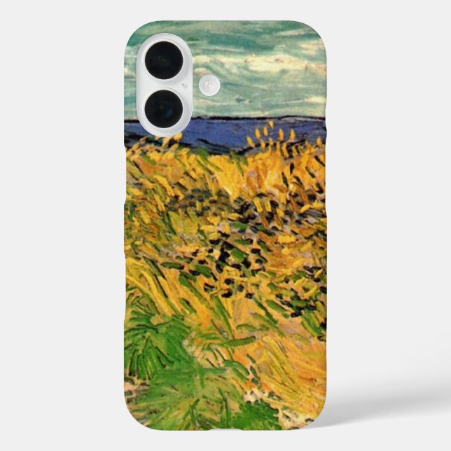 Weizenfeld mit Kornblumen von Vincent van Gogh iPhone 16 Hülle (Rückseite)