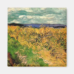 Weizenfeld mit Kornblumen von Vincent van Gogh Magnet