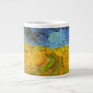 Weizenfeld mit Krähen von Vincent van Gogh Jumbo-Tasse