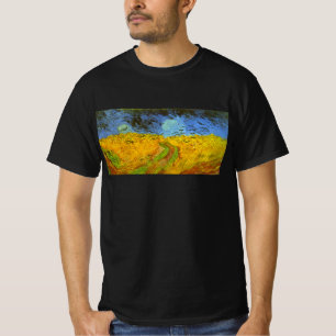 Weizenfeld mit Krähen von Vincent van Gogh T-Shirt
