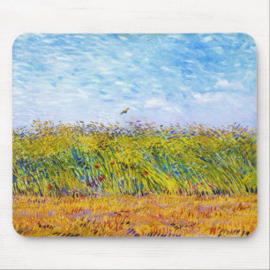 Weizenfeld mit Lark von Vincent Van Gogh Mousepad