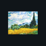 Weizenfeld mit Zypressen von Vincent Van G Leinwanddruck<br><div class="desc">Weizenfeld mit Zypressen von Vincent Van G Canvas Print Weizen Feld mit Zypressen (1889) von Vincent Van Gogh</div>