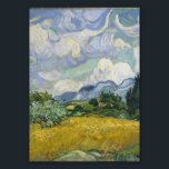 Weizenfeld mit Zypressen von Vincent van Gogh Fotodruck<br><div class="desc">Weizenfeld mit Zypressen von Vincent van Gogh (1889). Metropolitan Museum of Art.</div>