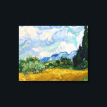 Weizenfeld mit Zypressen von Vincent Van Gogh Leinwanddruck<br><div class="desc">Weizenfeld mit Zypressen von Vincent Van Gogh</div>