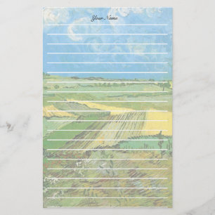 Weizenfelder bei Auvers unter bewachtem Himmel, Vi Briefpapier
