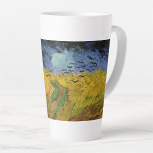 Weizenfelder mit Krähen von Van Gogh Milchtasse