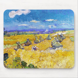 Weizenfelder mit Sensenmann Van Gogh Vincent Mousepad