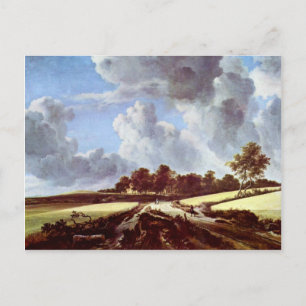 Weizenfelder von Ruisdael Jacob Isaaksz. Van Postkarte