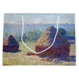 Weizenstapel (Ende Sommer), Monet Große Geschenktüte