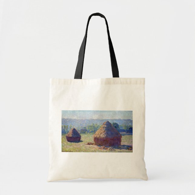 Weizenstapel (Ende Sommer), Monet Tragetasche (Vorne)
