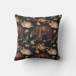 Weizenwaldtiere Blumenmuster Kissen