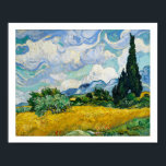 "WEIZFELD MIT ZYPERN" 1889 VINCENT VAN GOGH POSTER<br><div class="desc">"WHEAT FELD with CYPRESSES" 1889 VON VINCENT VAN GOGH ON POSTER</div>