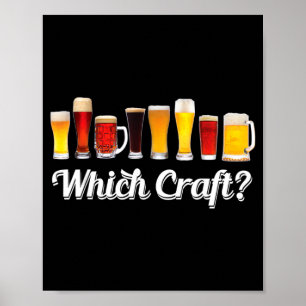 Welche Craft_ _ Brauer Shirts _ Lustiges Halloween Poster