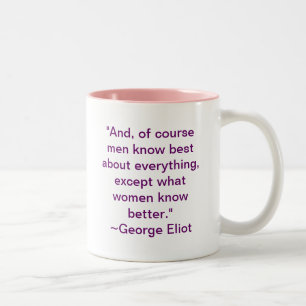 Welche Frauen besser wissen Zweifarbige Tasse
