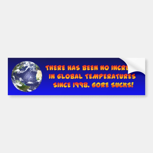 Welche globale Erwärmung? Autoaufkleber (Vorne)