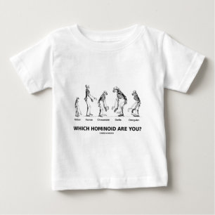 Welche Hominoid sind Sie? (Menschenskelette) Baby T-shirt