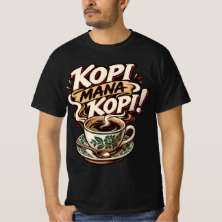 Welche Kaffee-Kopie T-Shirt