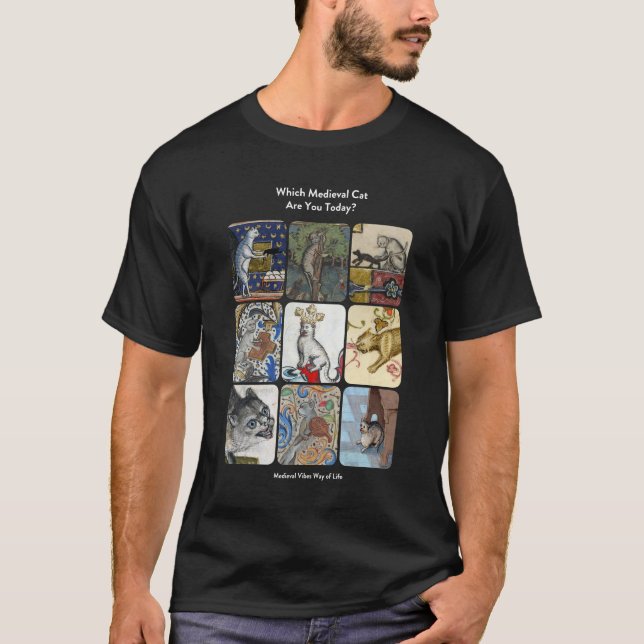 Welche mittelalterliche Katze bist du heute? - Hil T-Shirt (Vorderseite)