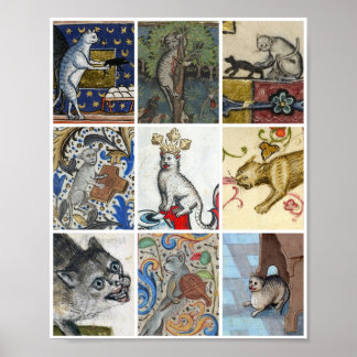 Welche mittelalterliche Katze bist du heute? Poster